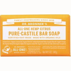 All-One Hemp Citrus Pure-Castile Bar Soap