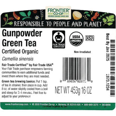 Organic Gunpowder Green Tea