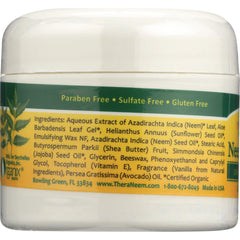 TheraNeem Naturals Neem Cream - Organic Vanilla