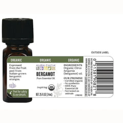 Organic Bergamot Pure Essential Oil