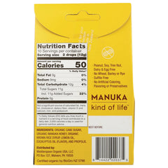 Organic Manuka Honey Drops - Lemon with Bee Propolis