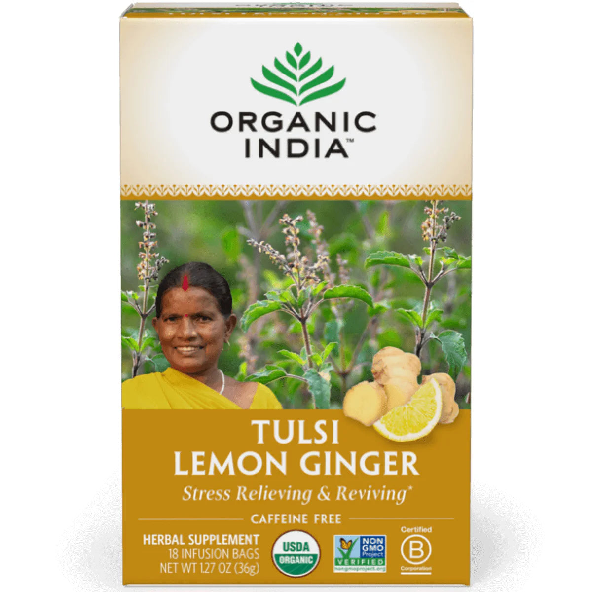 Tulsi Lemon Ginger Tea