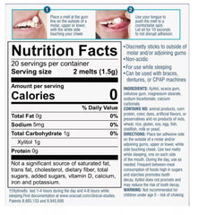 XyliMelts for Dry Mouth - Slightly Sweet