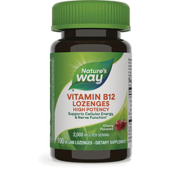Vitamin B-12 Lozenges High Potency - Cherry