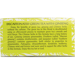 Decaf Green Tea With Ginseng