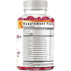 Mushrooms + Vitamin D3 - Raspberry & Pomegranate Flavor