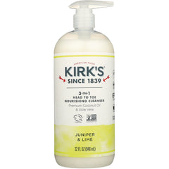 3-in-1 Head to Toe Nourishing Cleanser - Juniper & Lime
