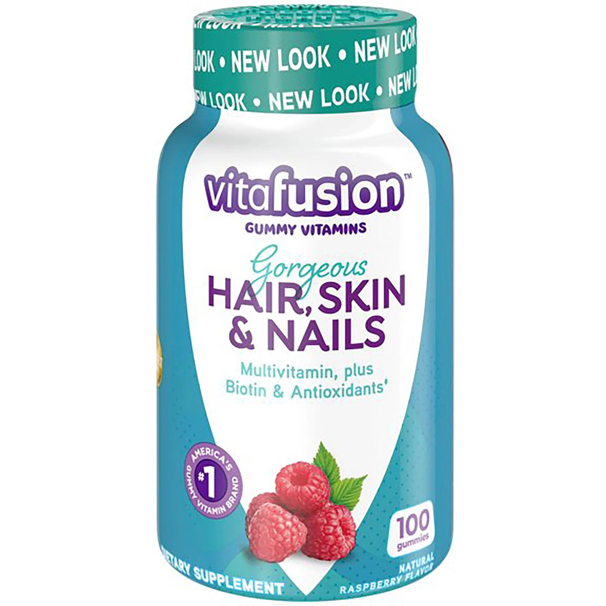 Gorgeous Hair, Skin & Nails Gummies - Raspberry