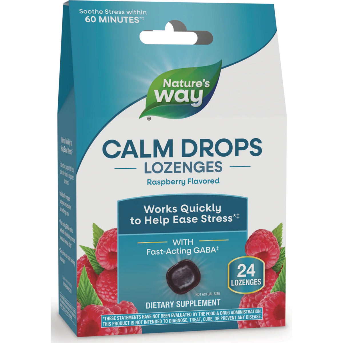 Calm Drops Lozenges - Raspberry