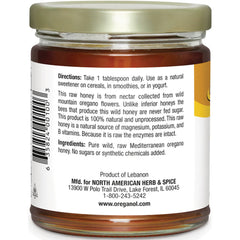 Raw & Wild Oregano Honey