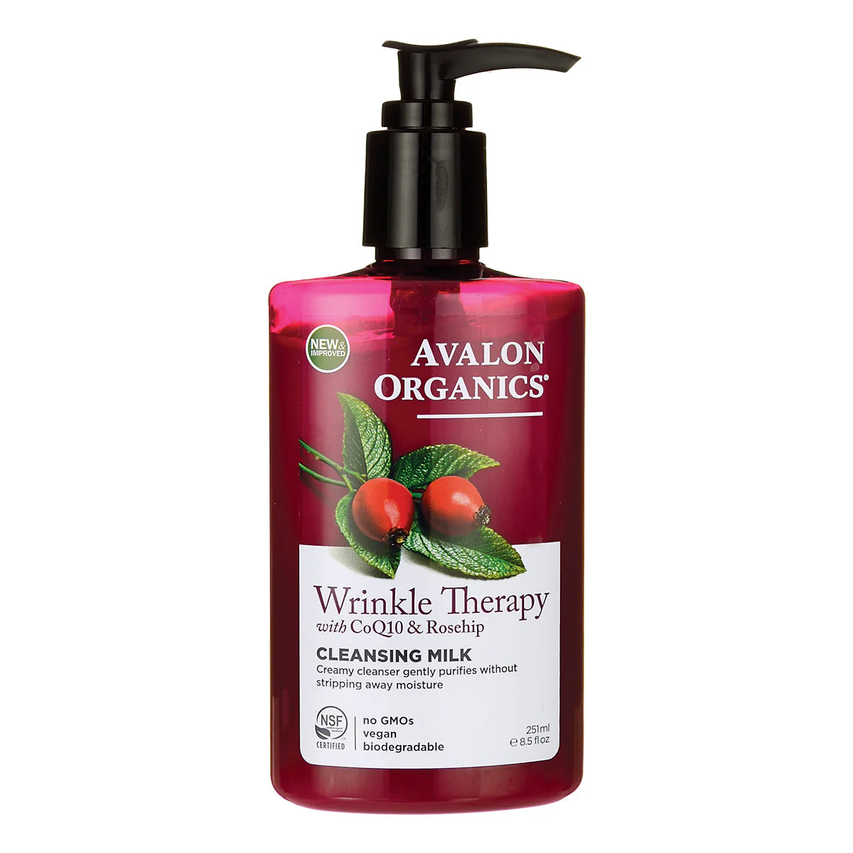 Wrinkle Therapy with CoQ10 & Rosehip - Cleansing Milk