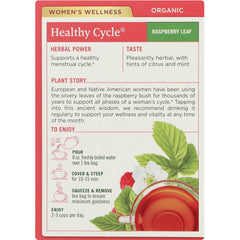 Organic Healthy Cycle Tea - Raspberry Leaf