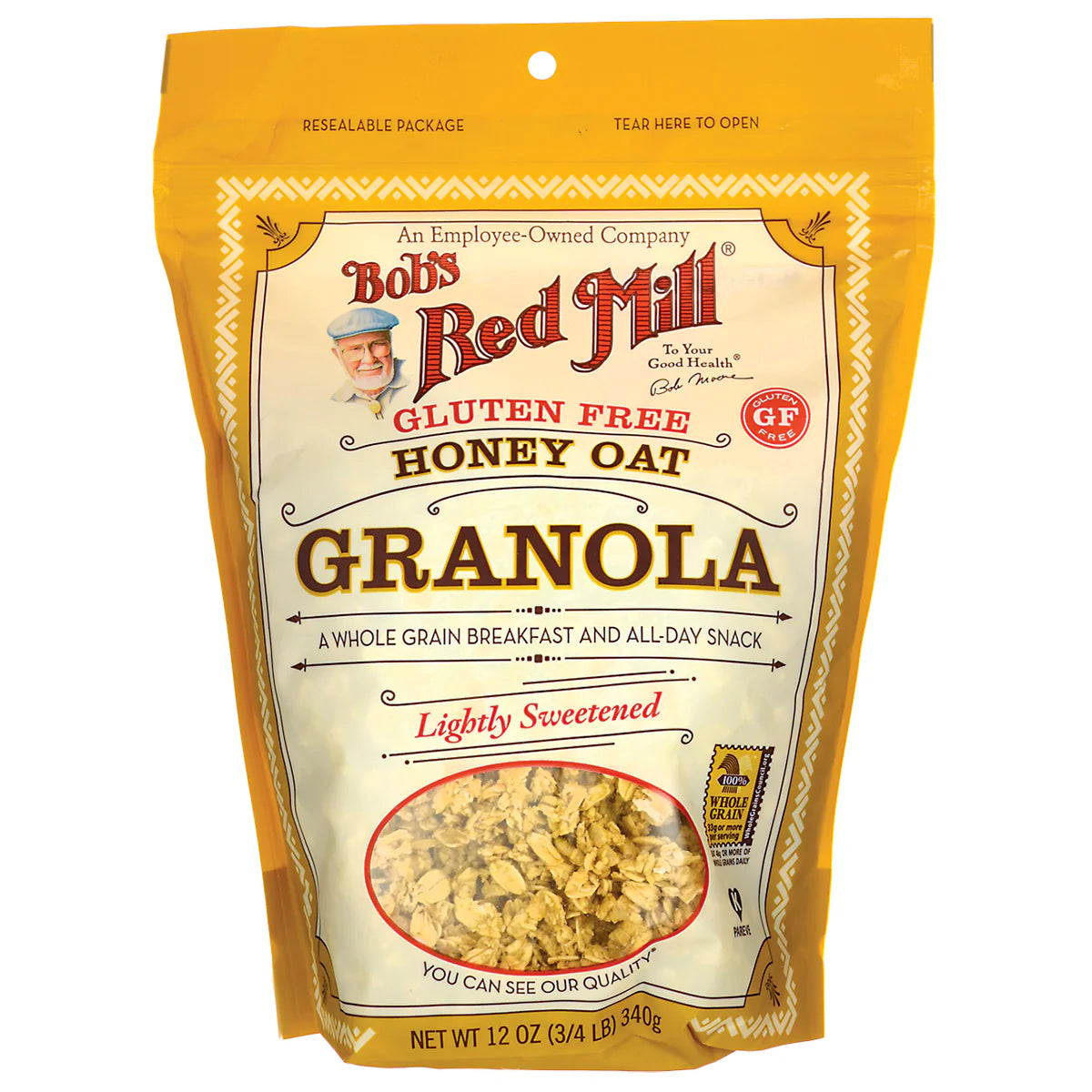 Gluten Free Honey Oat Granola
