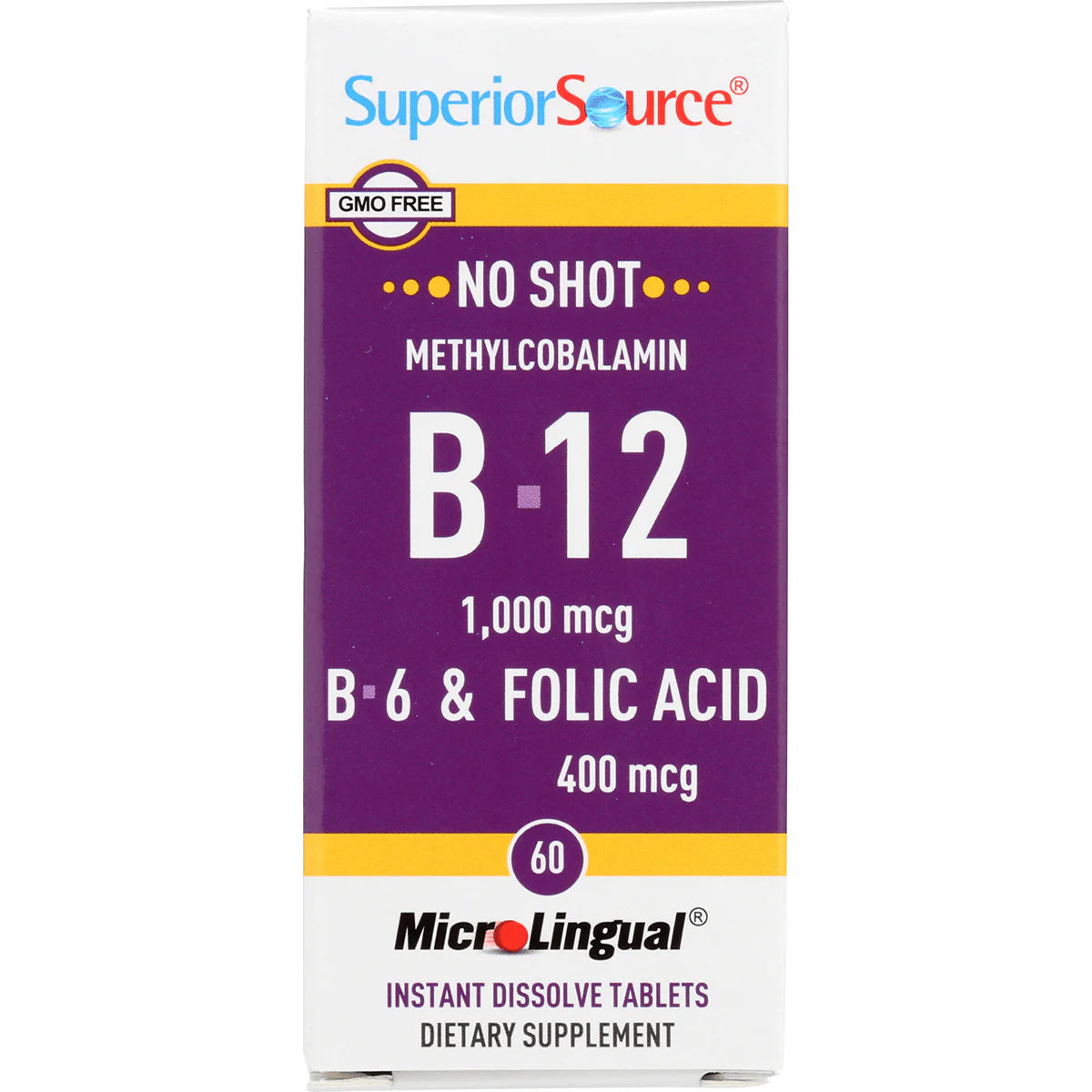 Methylcobalamin B-12 with B6 & Folic Acid