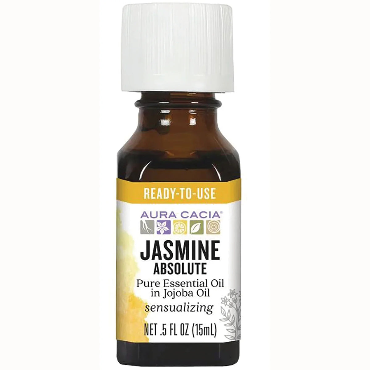 Jasmine Absolute Pure Essential Oil in Jojoba Oil