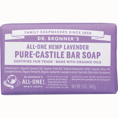 All-One Hemp Lavender Pure-Castile Bar Soap