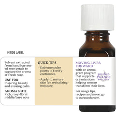 Rose Absolute Pure Essential Oil in Jojoba Oil