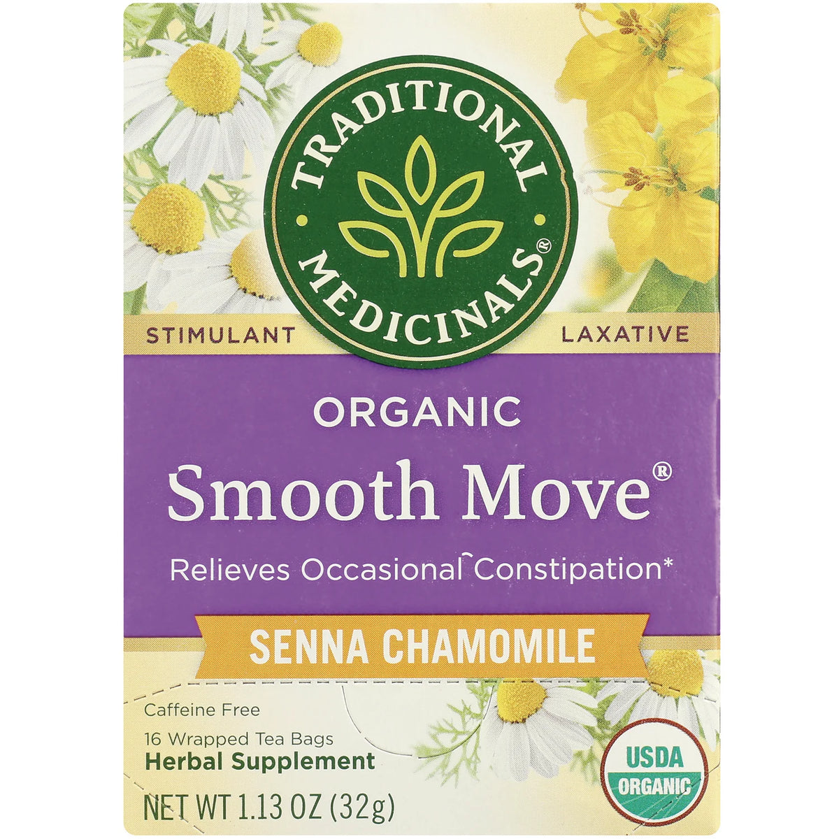 Organic Smooth Move Tea - Senna Chamomile