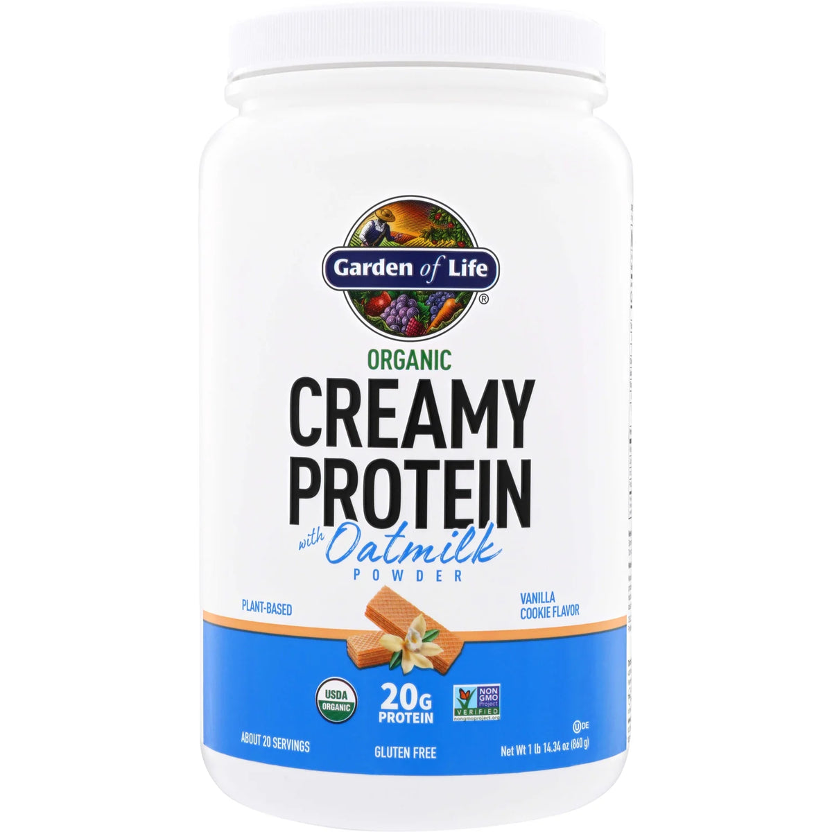 Organic Creamy Protein with Oatmilk Powder - Vanilla Cookie