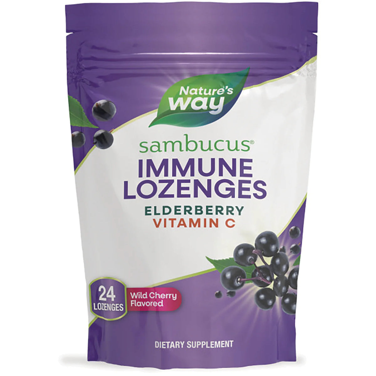 Sambucus Immune Lozenges - Wild Cherry