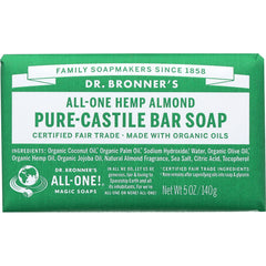 All-One Hemp Almond Pure-Castile Bar Soap