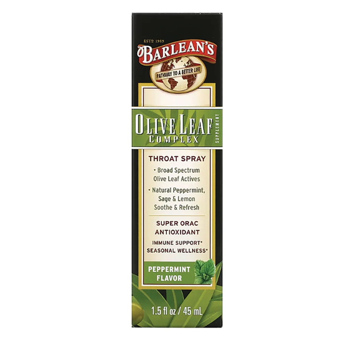 Olive Leaf Complex Throat Spray - Peppermint