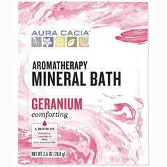 Aromatherapy Mineral Bath - Geranium