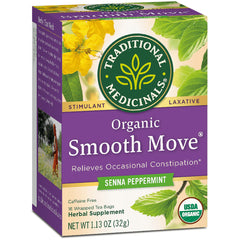 Organic Smooth Move Tea - Senna  Peppermint