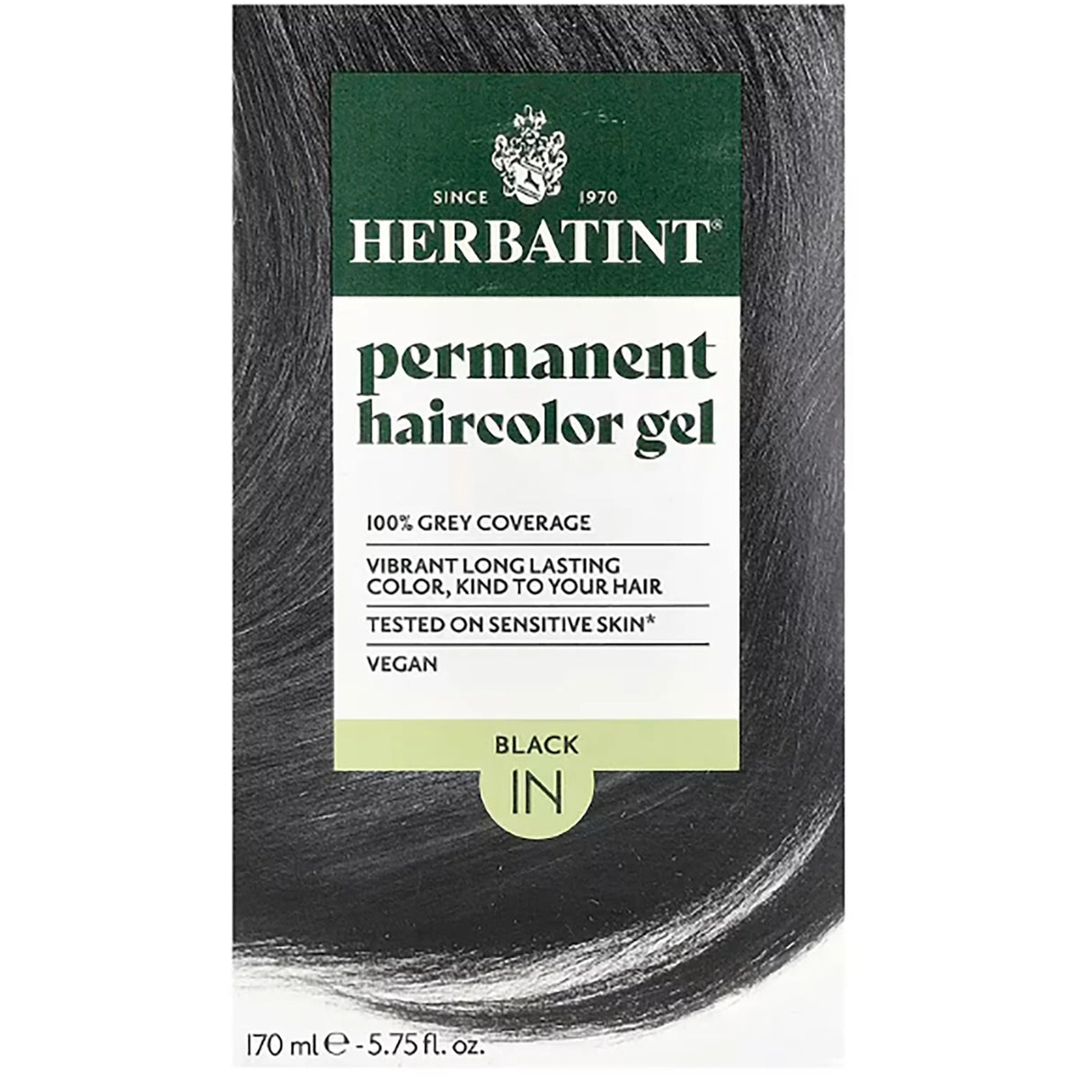 Permanent Haircolor Gel 1N Black