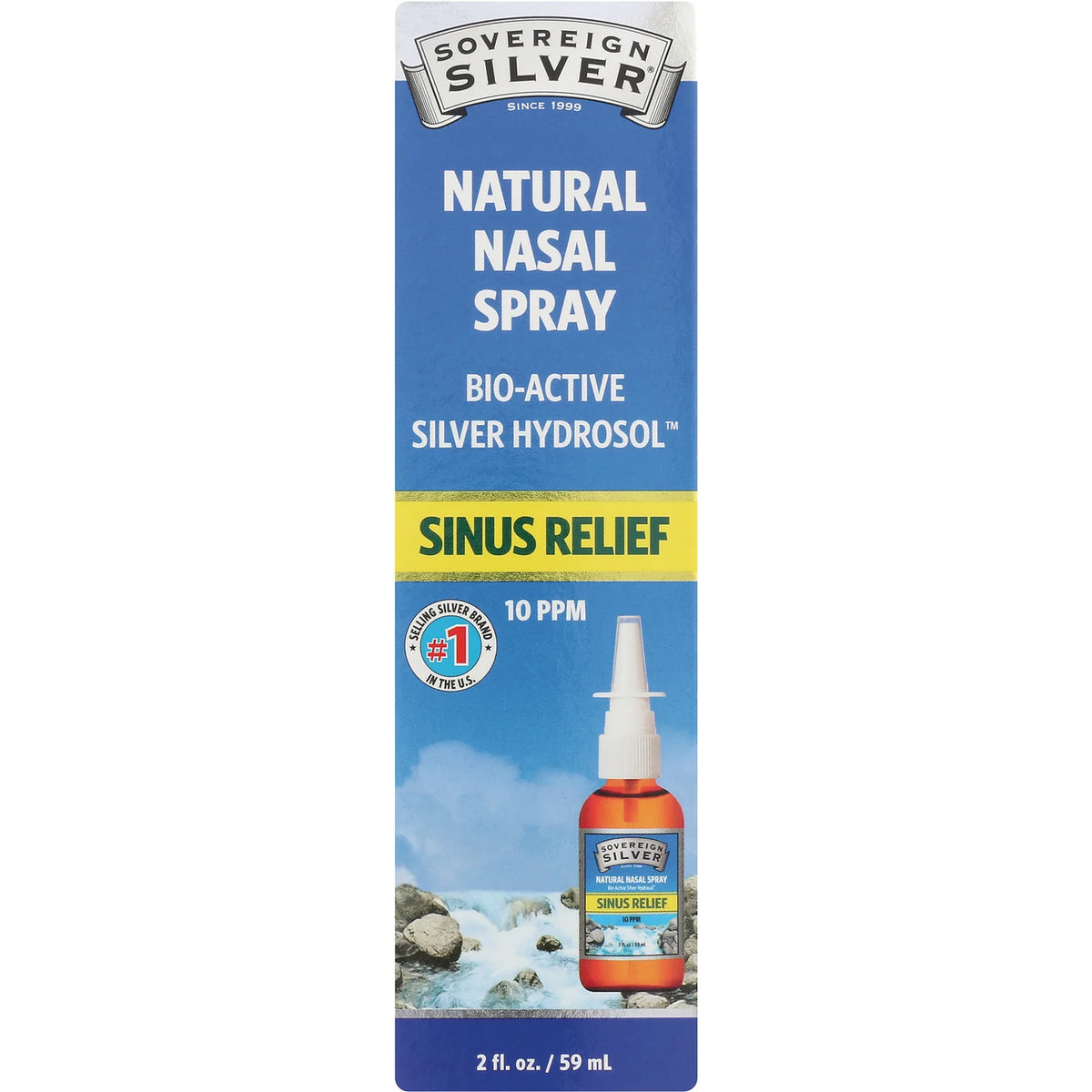 Sinus Relief Bio-Active Silver Hydrosol Nasal Spray