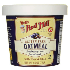 Gluten Free Oatmeal Blueberry and Hazelnut