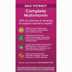 Alive! Max3 Potency Women's Complete Multivitamin
