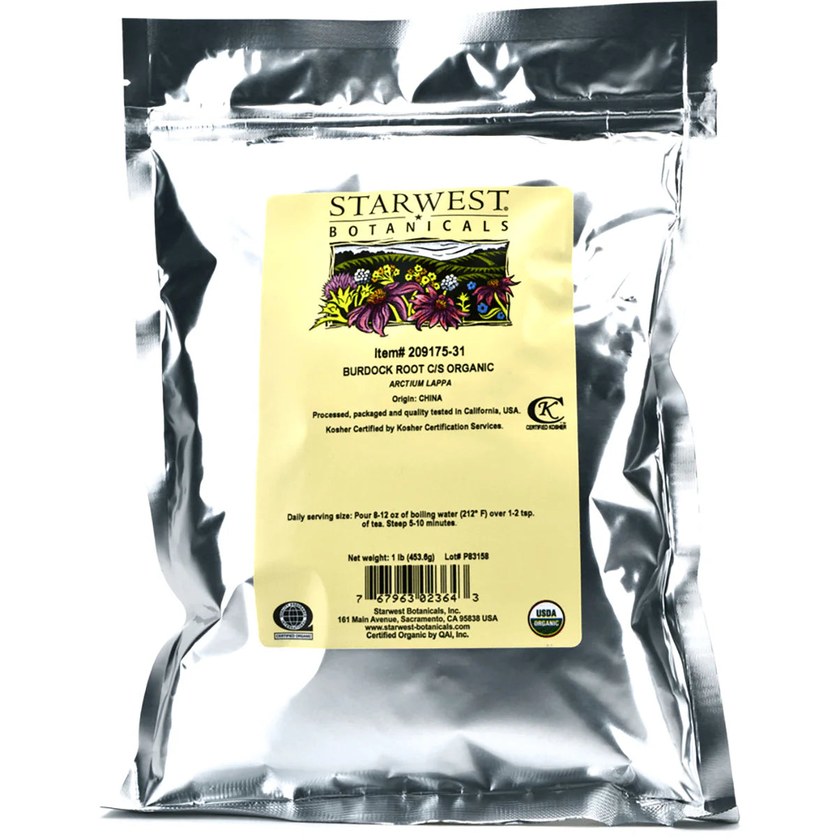 Burdock Root C/S Organic