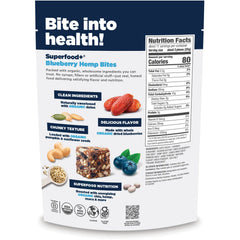 Superfood+ Blueberry Hemp Bites