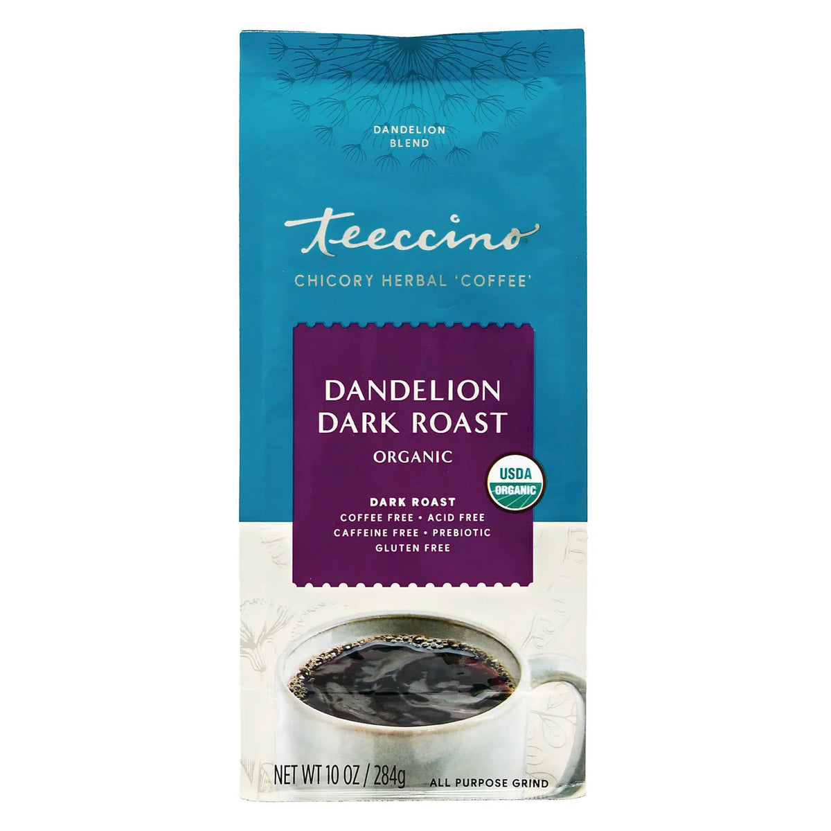 Organic Chicory Herbal 'Coffee'  - Dandelion Dark Roast