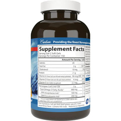 Wild Norwegian Cod Liver Oil Gems - Lemon