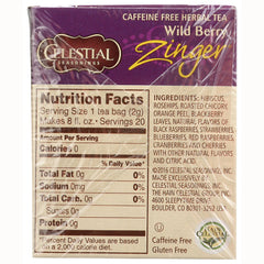 Herbal Tea Wild Berry Zinger - Caffeine Free