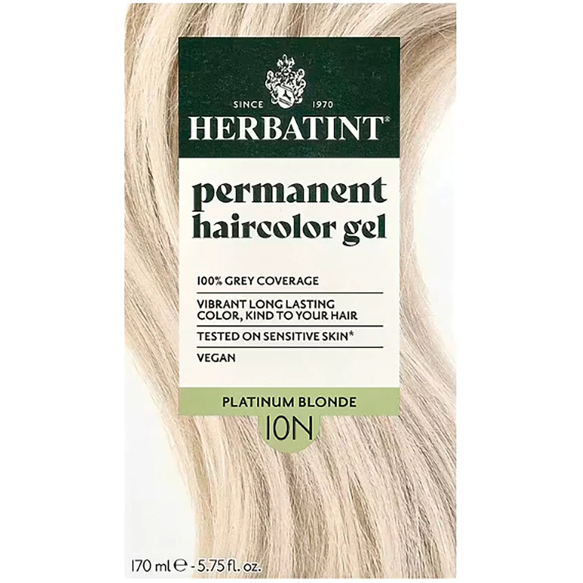 Permanent Haircolor Gel 10N Platinum Blonde